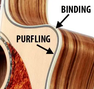 purfling vs binding