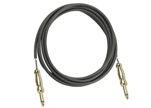 Gold plated guitar cable