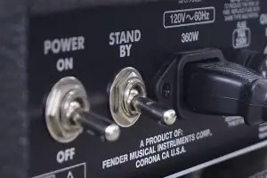 Standby switch on amp
